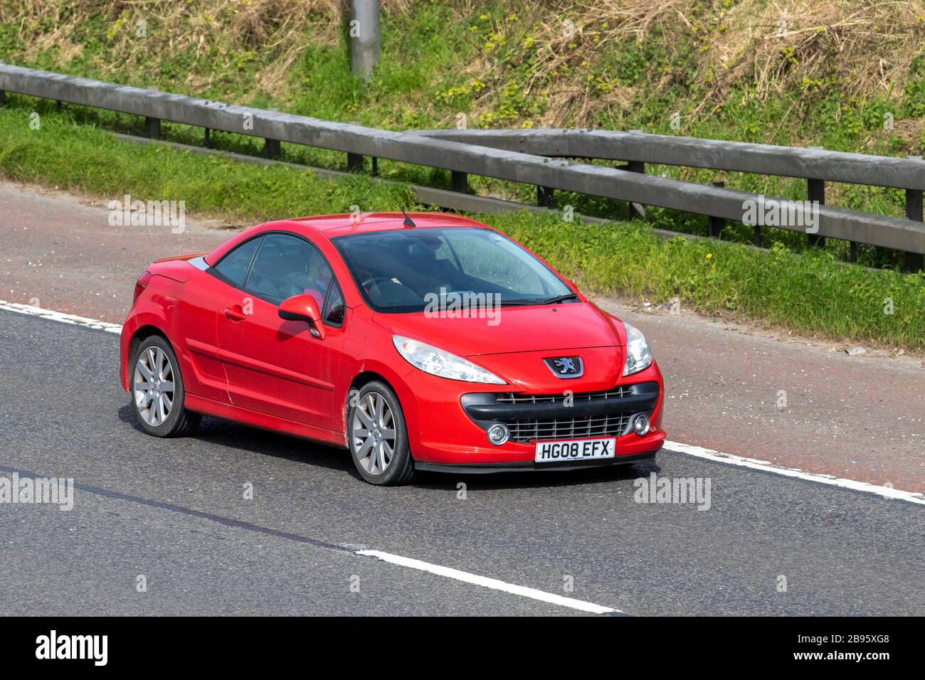 Interior of the Peugeot 207 5 door 2009 car Stock Photo - Alamy