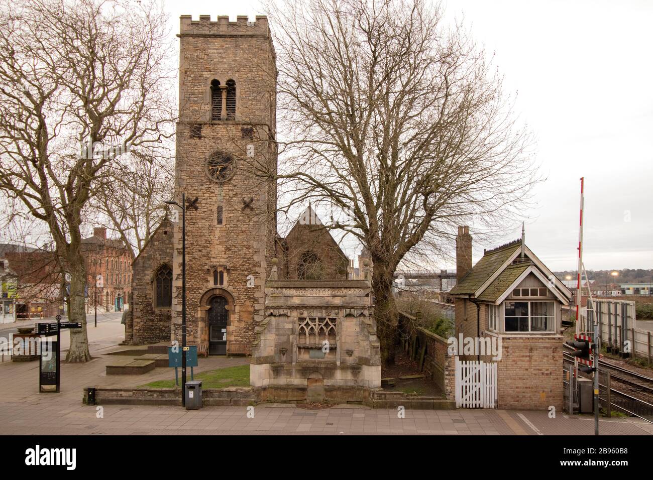St Marys le Wigford Church, believed to be the oldest church in Lincoln