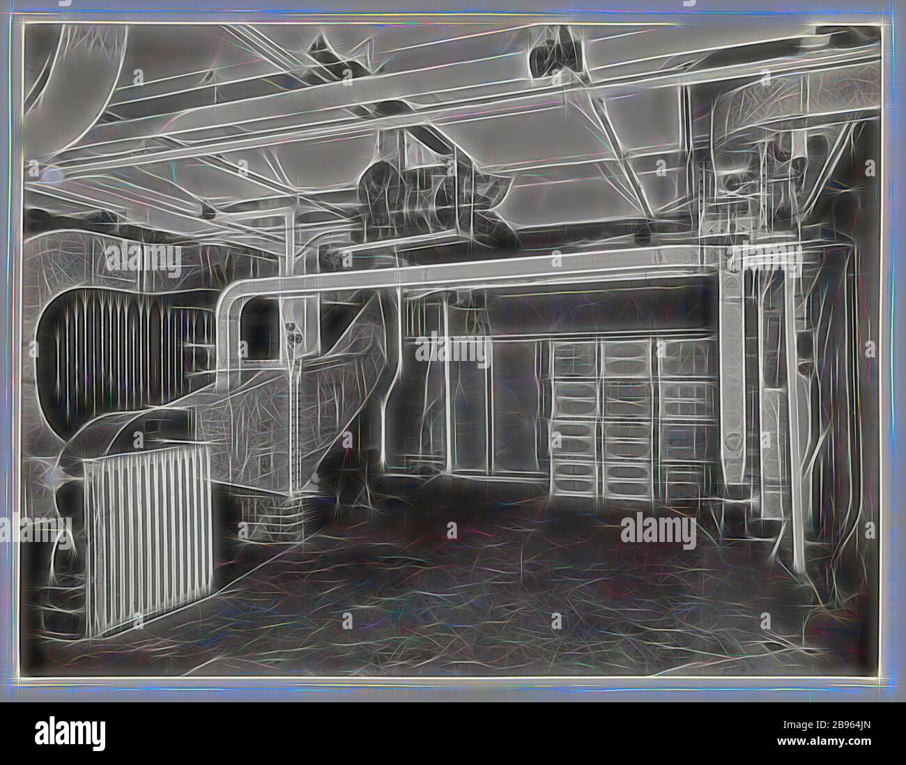 Photograph, Air Conditioning Units, Abbotsford, circa 1940s, Black and