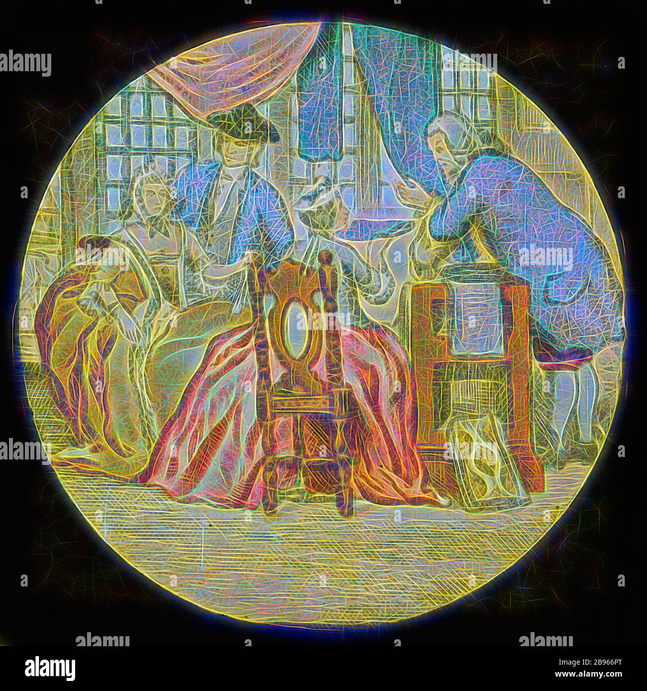 8 Plaques pour Lanterne Magique circa 1850 'John Gilpin' by William