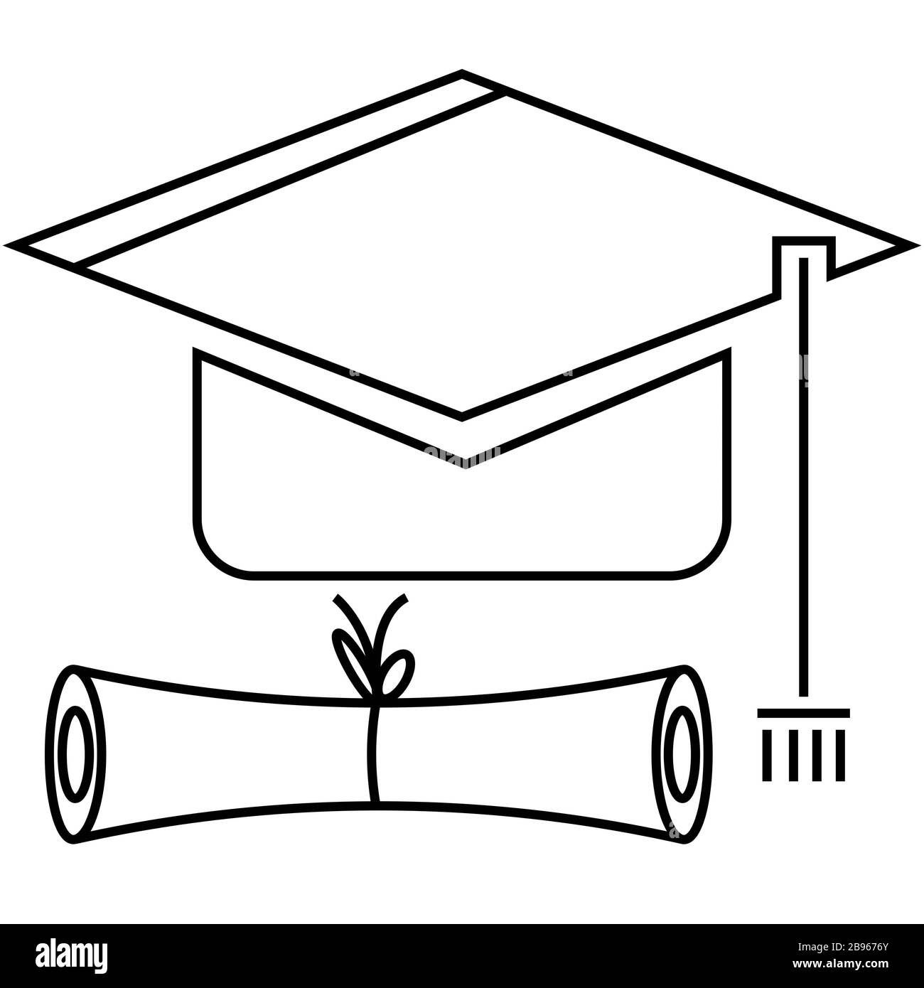 Female graduating student Black and White Stock Photos & Images - Alamy