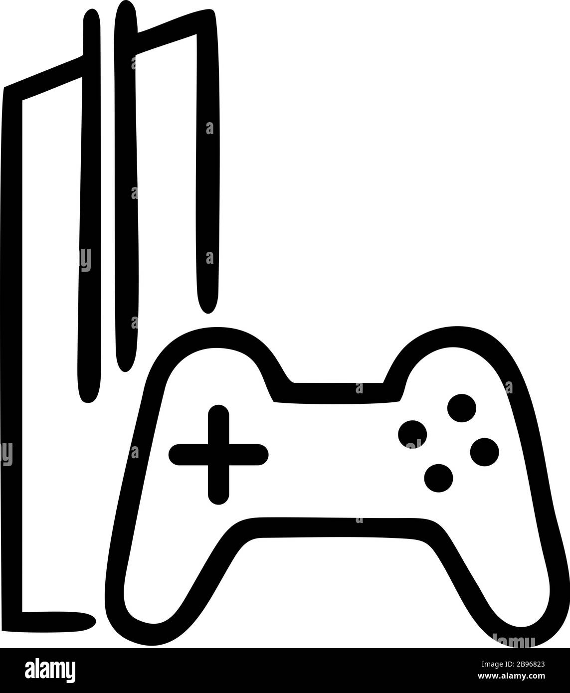 Console Black and White Stock Photos & Images - Alamy