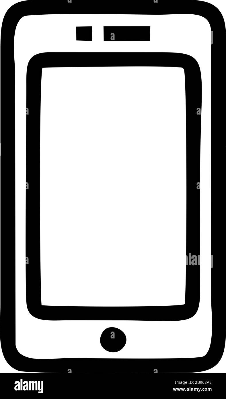 Business hand holding smartphone Black and White Stock Photos & Images ...