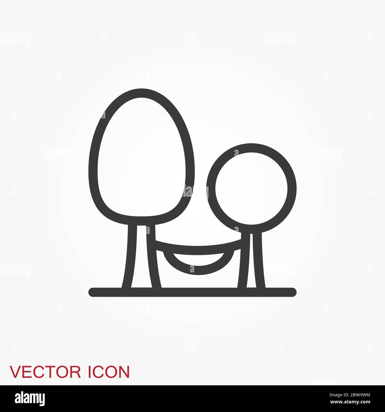 Rest icon vector, flat icons isolated on background Stock Vector