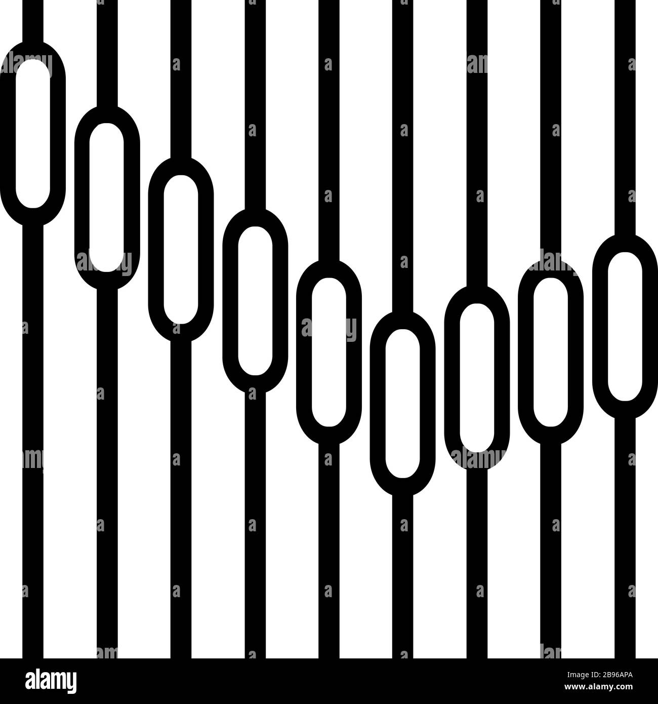 Sound equalizer background Black and White Stock Photos & Images - Alamy