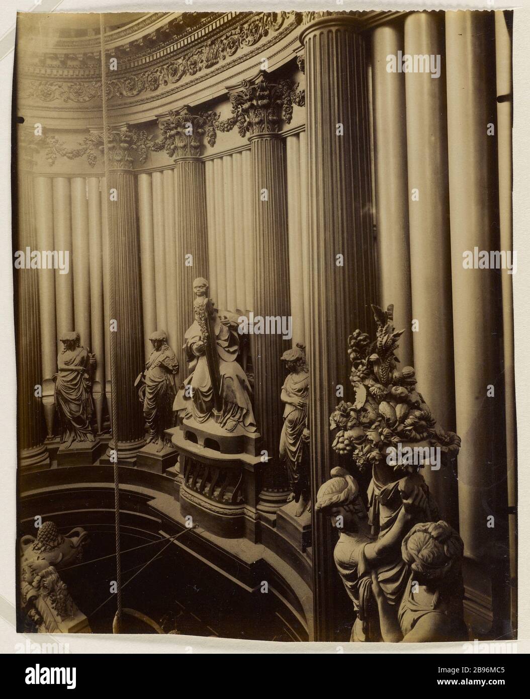 STATUE OF GRAND PIPE ORGAN, INSIDE THE CHURCH OF SAINT SULPICE, 6TH