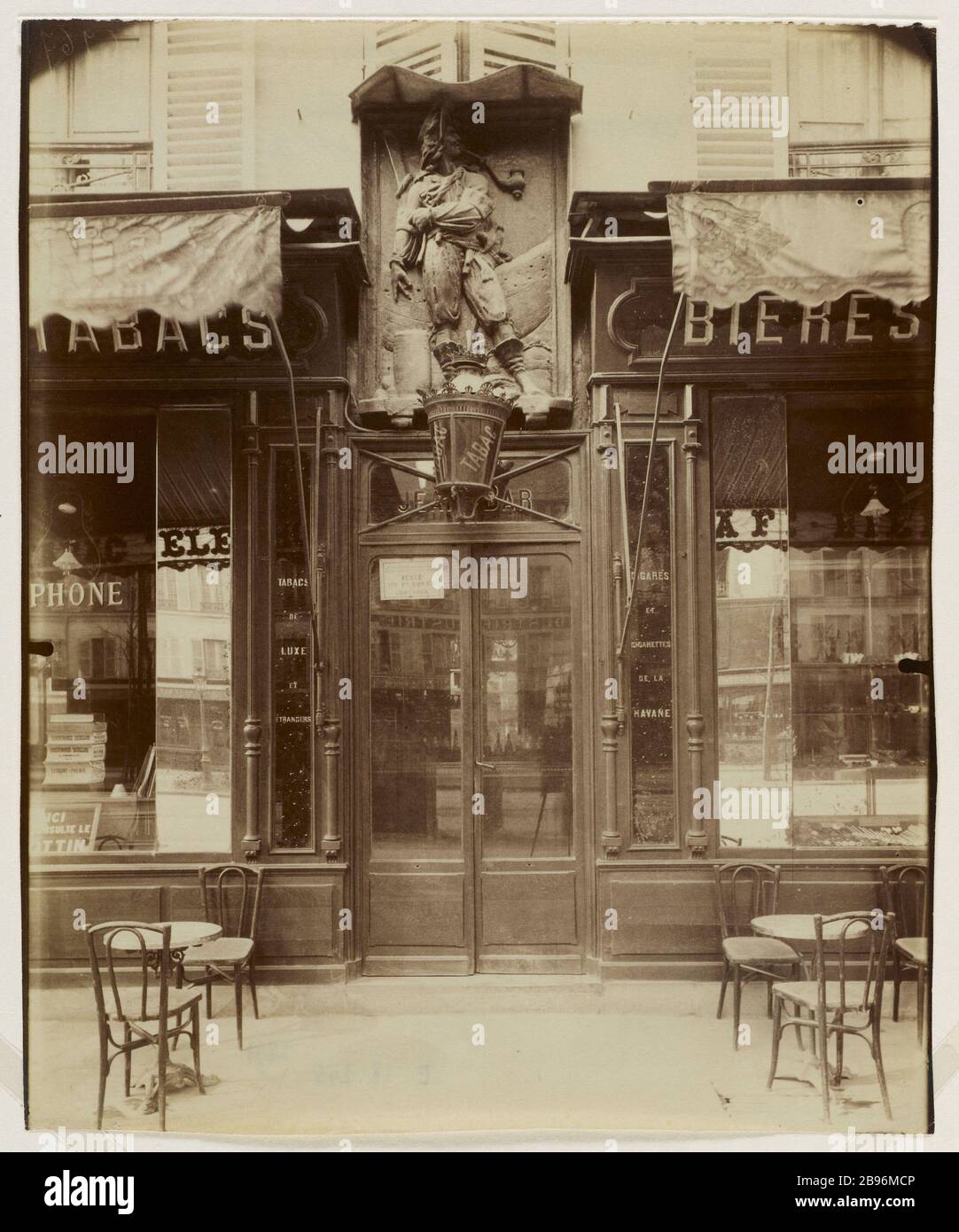 THE JEAN BART "TOBACCO BAR, 38 AVENUE DE LA MOTTE-PICQUET, 15TH DISTRICT,  PARIS "Au Jean Bart" bar tabac, 38 avenue de la Motte-Picquet, Paris (XVème  arr.), 1911. Photographie d'Eugène Atget (1857-1927). Paris,