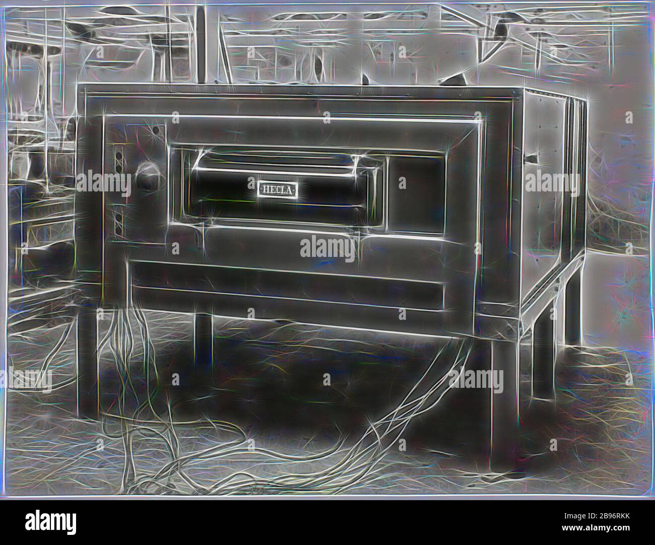 Photograph Hecla Electrics Pty Ltd, Oven in Factory Interior, circa 1940, Black and white