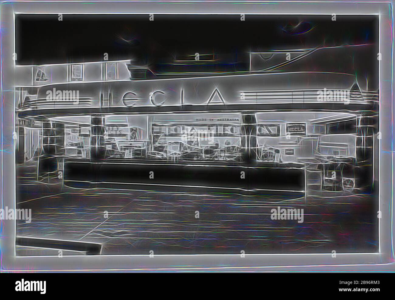 Photograph Hecla Electrics Pty Ltd Showroom Display, circa 1940, Black and white photograph of