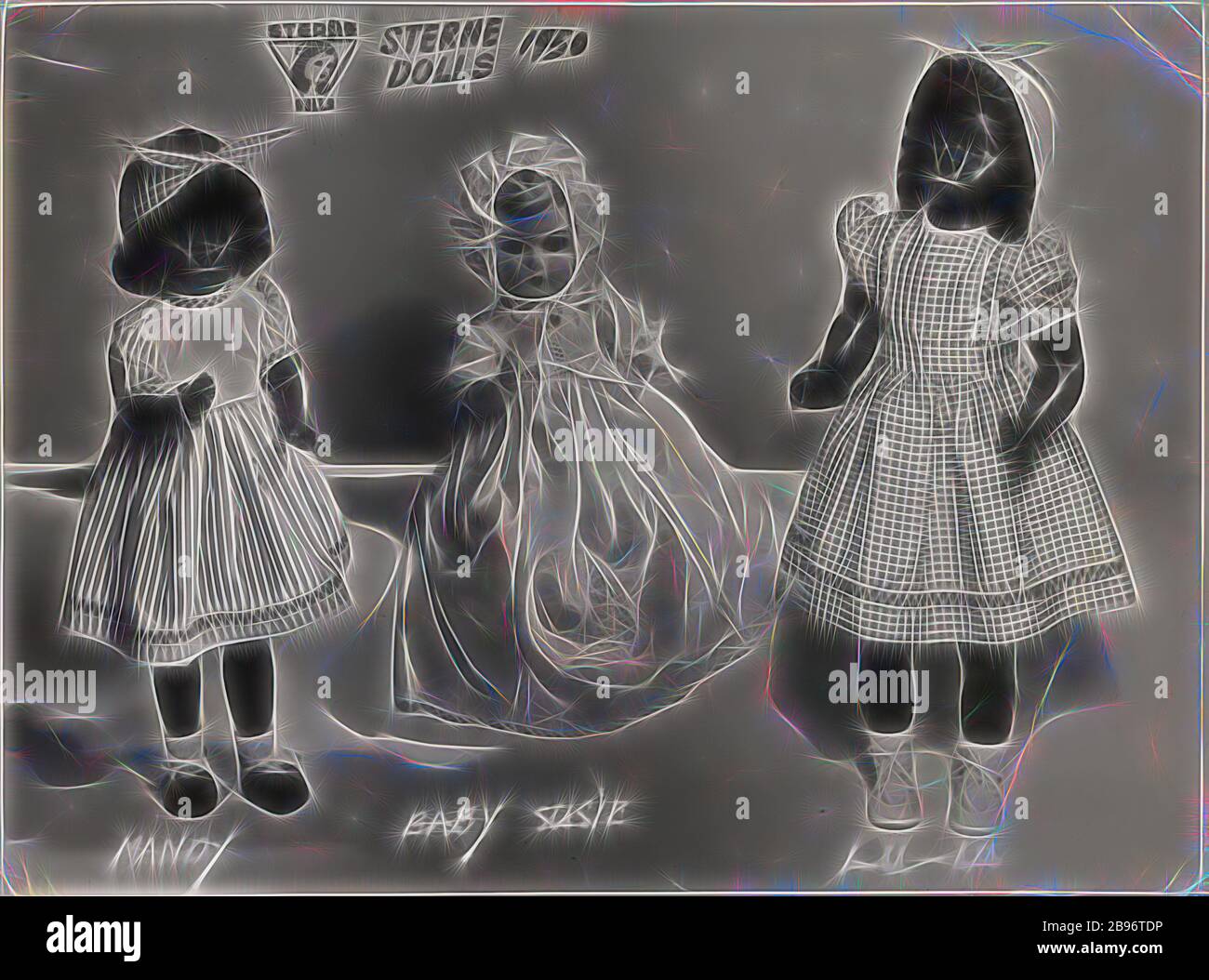 Photograph L. J. Sterne Doll Co. Mandy Baby Susie Lu Lu
