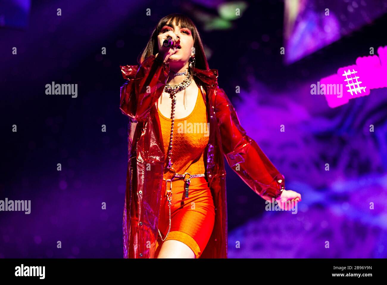 London, UK - May 24th 2019: Charli XCX performs live at the O2 Arena