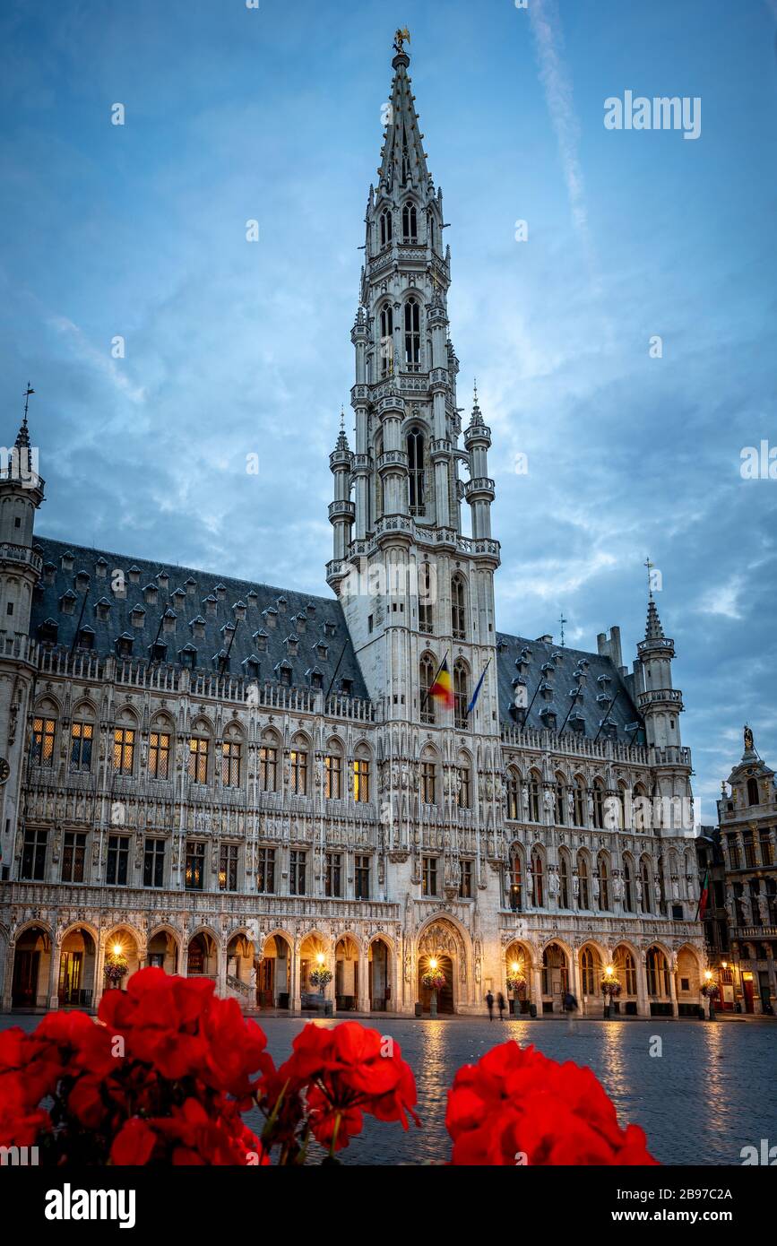 Grand Place in Brussels, Belgium Stock Photo
