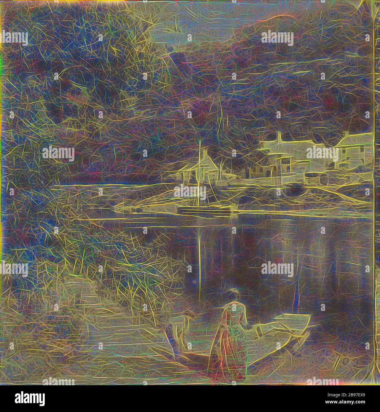 Travel Scotland Loch Lomond Rail Art Canvas Print