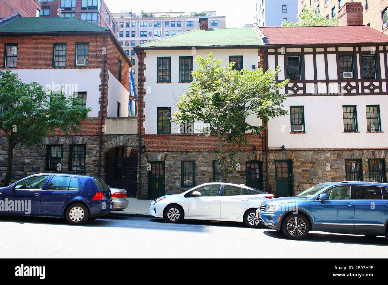 Pomander Walk is a cooperative apartment complex located on the Upper