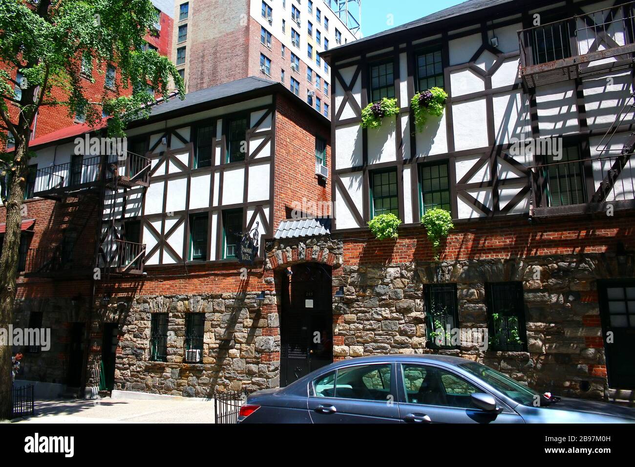 Pomander Walk is a cooperative apartment complex located on the Upper