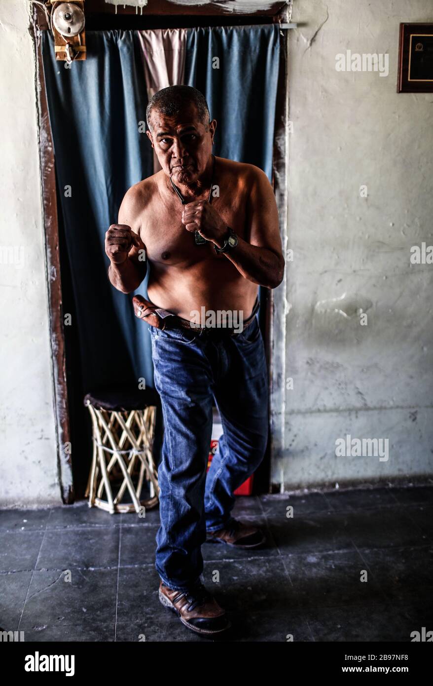 José Luis "El Zurdo" Ramírez, former Sonoran boxer. boxing champion