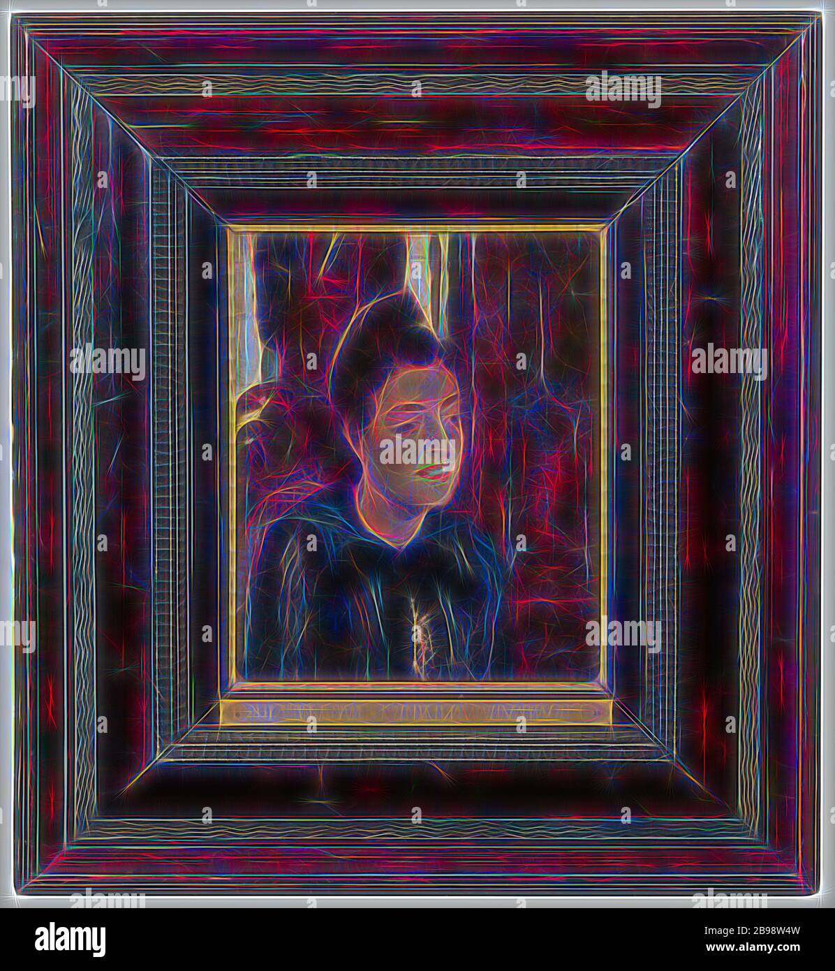 Oscar Björck, Cecilia Bachér, Mrs Cecilia Bachér, née Boklund, Ms. Cecilia  Bachér, b. Boklund, painting, 1889, oil on panel, Height, 27 cm (10.6 inches),  Width, 21.5 cm (8.4 inches), Signed, OB, Reimagined