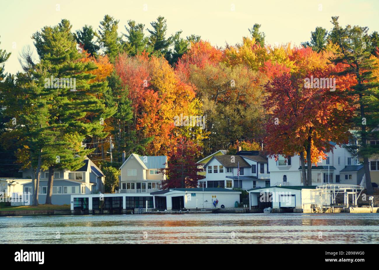 Wellesley Island, New York, U.S.A October 19, 2019 The view of the