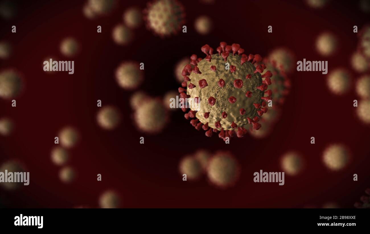 Pandemic Spread of Corona Virus aka Sars Cov-2 Virus Covid 19 Stock ...