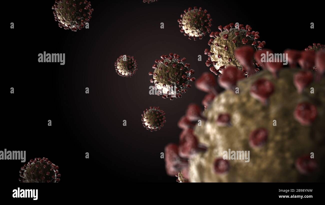 The Corona Virus SARS CoV 2 - Covid 19 disease Stock Photo - Alamy