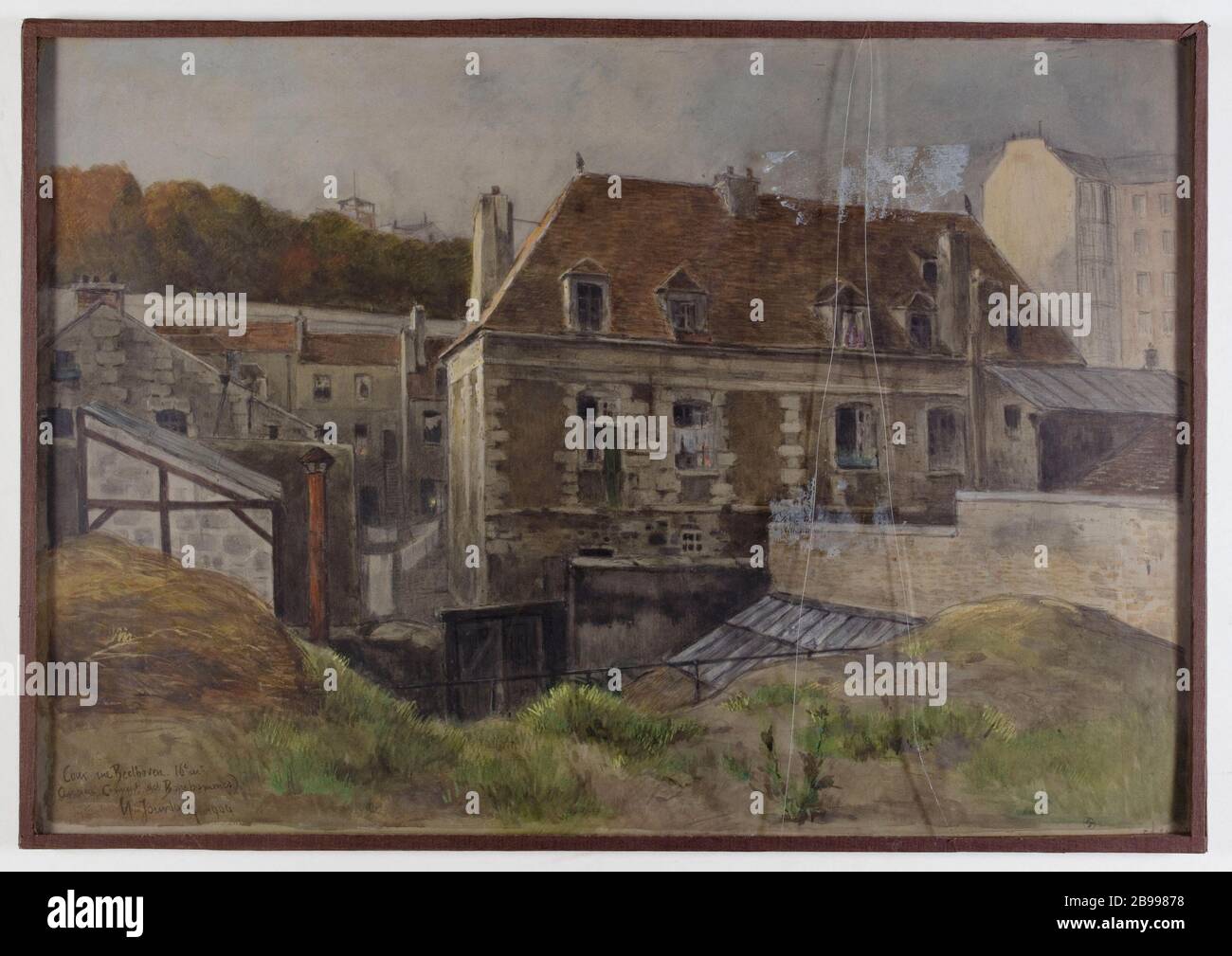 Court Beethoven street in Passy (former Convent of the Good Men) Henri