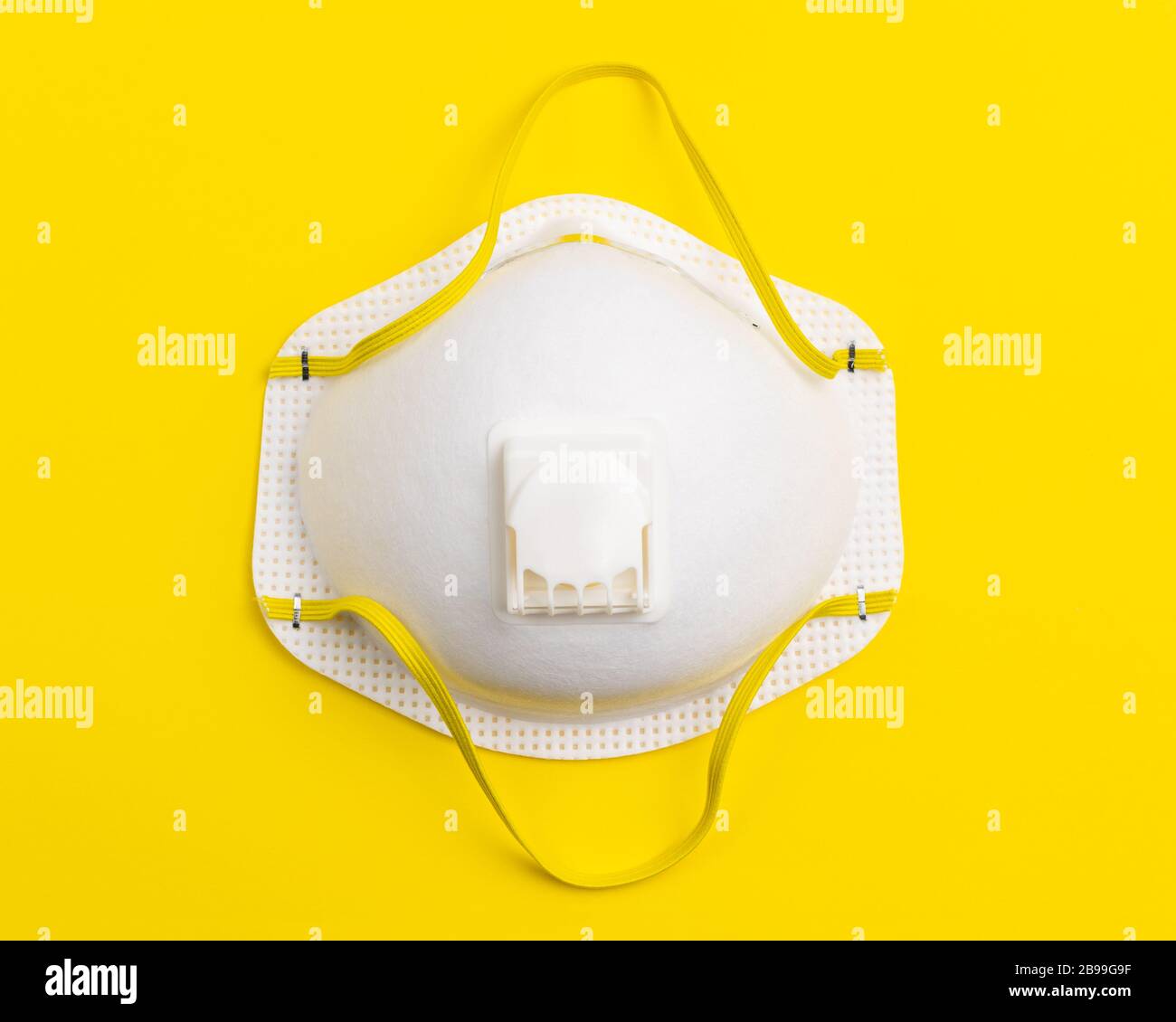 Medical respiratory N95 face mask Stock Photo