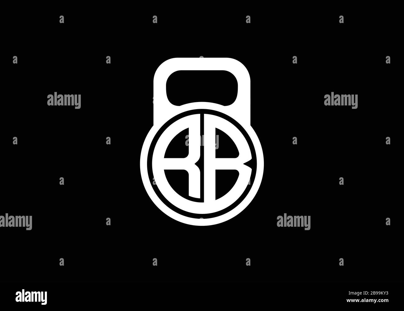 R B, RB Initial Letter Logo design vector template, Graphic Alphabet ...