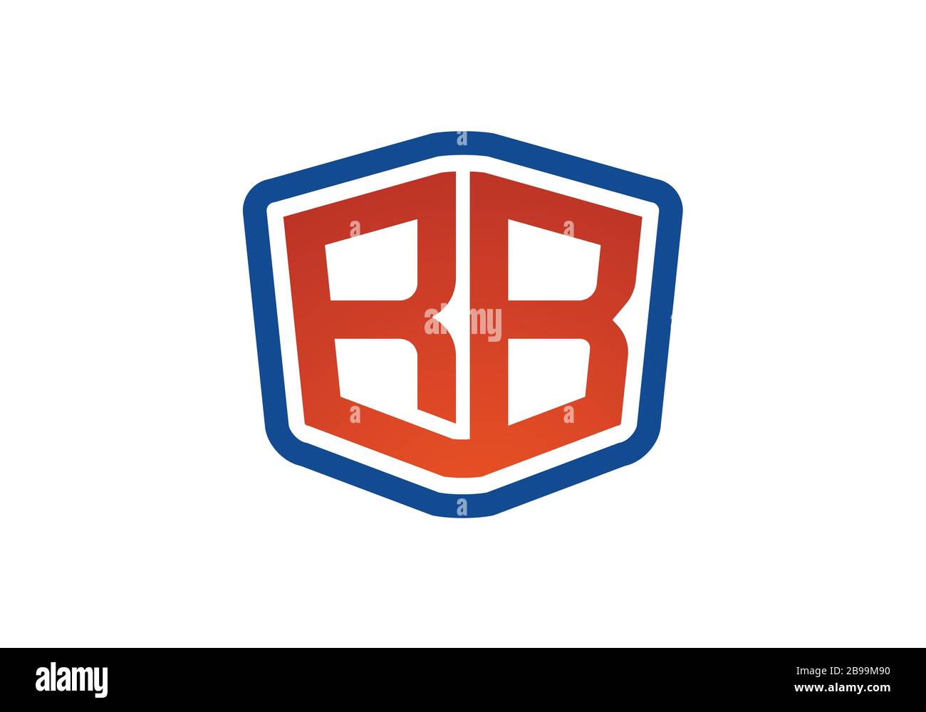 R B, RB Initial Letter Logo design vector template, Graphic Alphabet ...