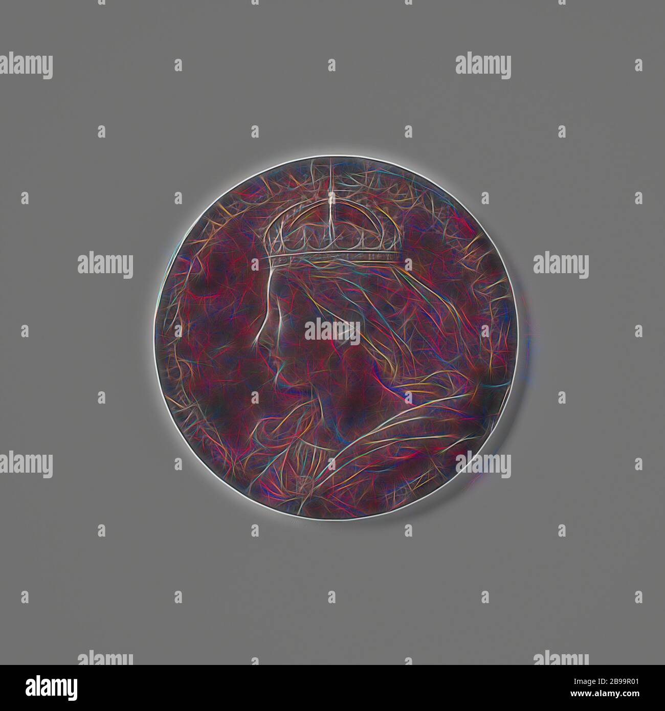 Plaque With Portrait Of Queen Wilhelmina With Edge Lettering Plaque With Portrait Of Queen Wilhelmina With Crown And Veil Edge Lettering In Malay Arabic The Glorious Maharaja Queen Wilhelmina Jang Diperewan Ruler