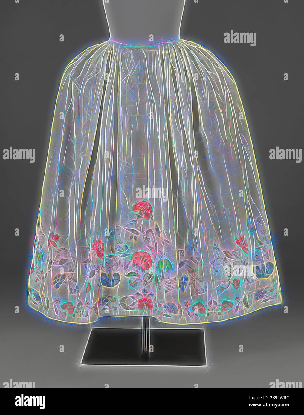 Embroidered flowering vines hot sale skirt