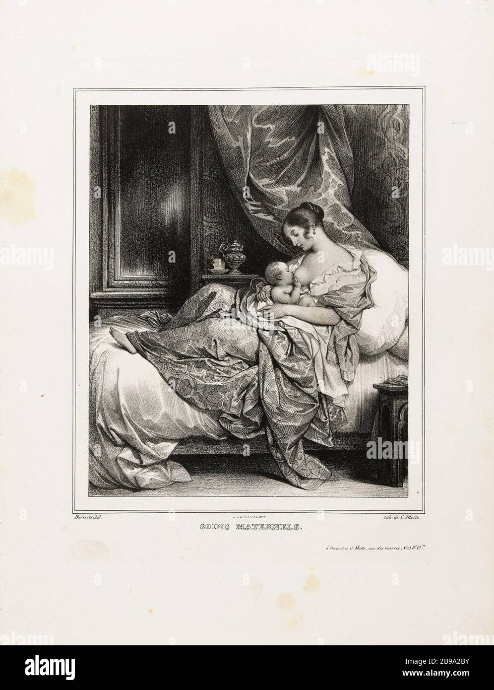 Achille DEVÉRIA (1800-1857) – Galerie La Nouvelle Athènes