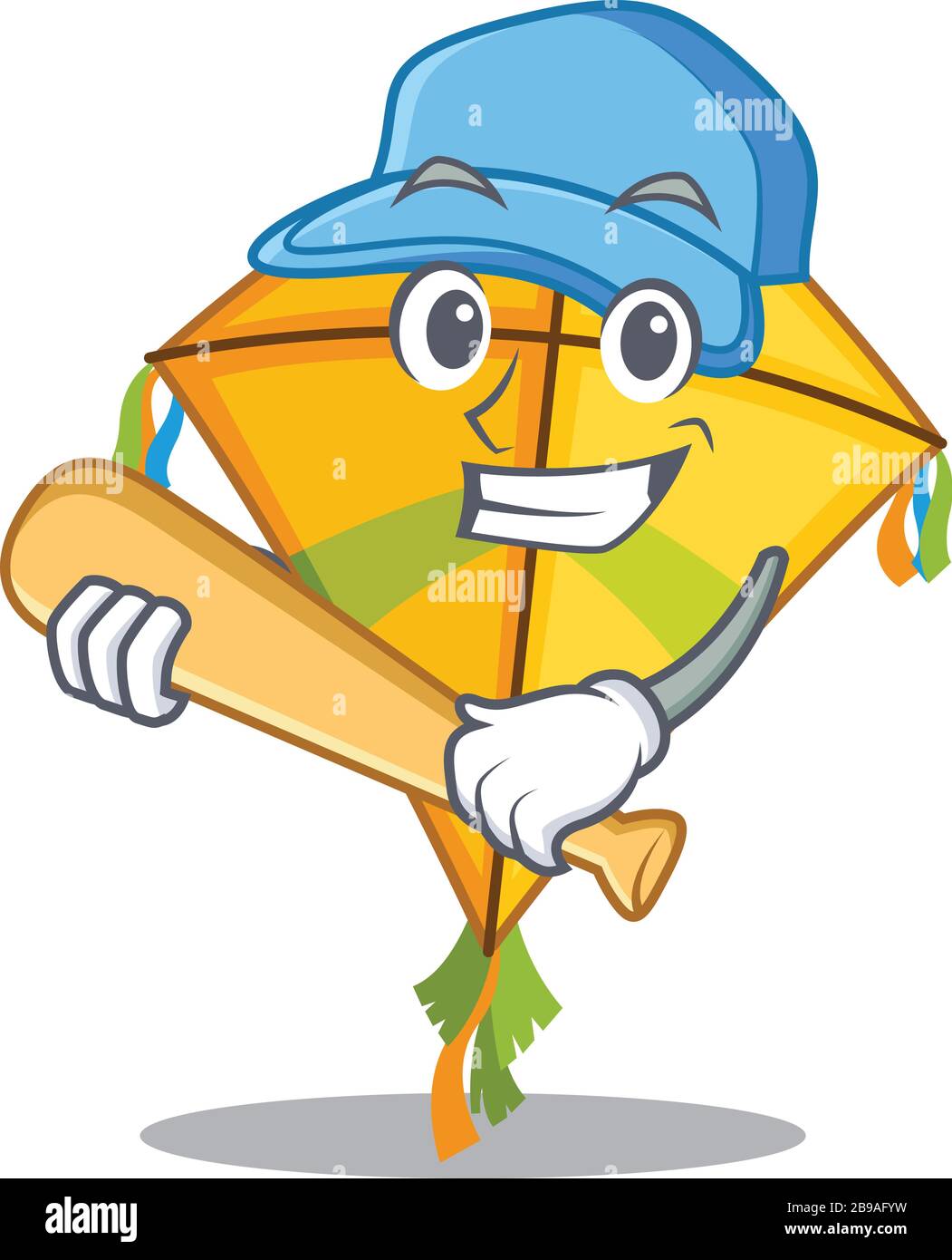 Baseball Kite Run with kite Stock Vector Images - Alamy