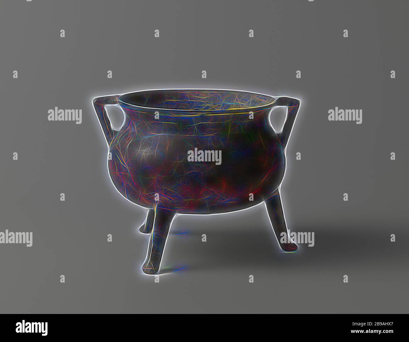 Cooking pot, The pot, which is cast in its entirety, has a casting seam