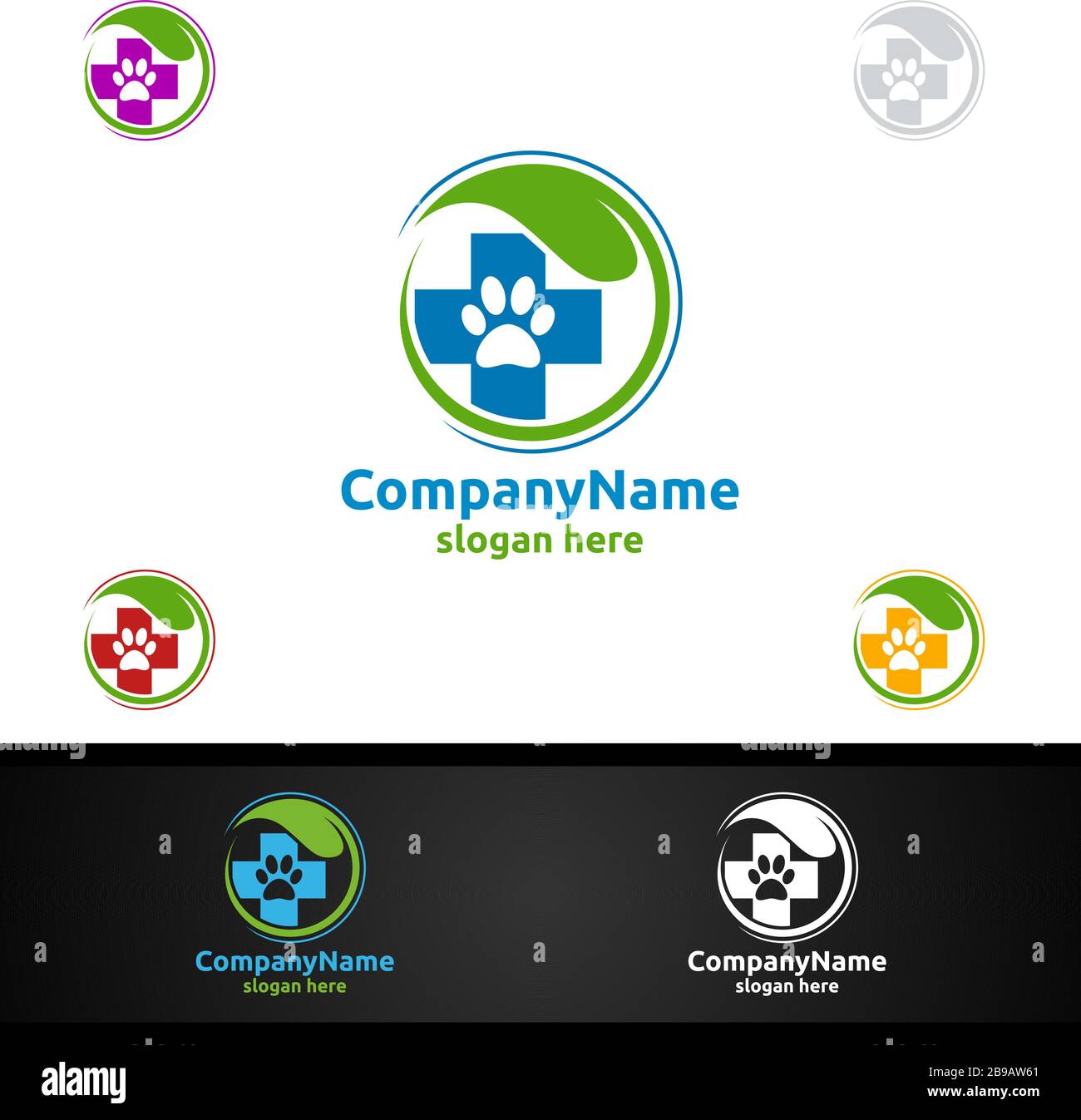 Dog Vector Logo for Pet Shop, Veterinary, or Dog Lover Concept Stock