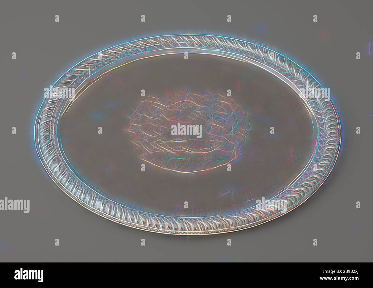 Pouring Ring Or Memorial Plate Round Plate With Raised Edge Is Decorated With A Running Button List Between Two Wavy Edges In The Middle Arm With Helmet Helmet Sign Lion And Coverings