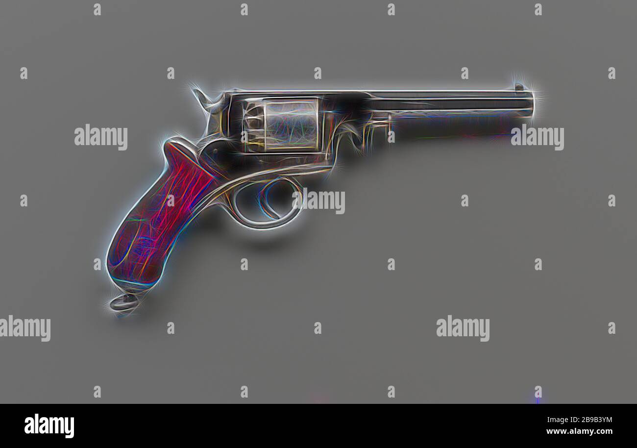 Percussion Revolver, DeaneAdams revolver, drawn sixshot percussion