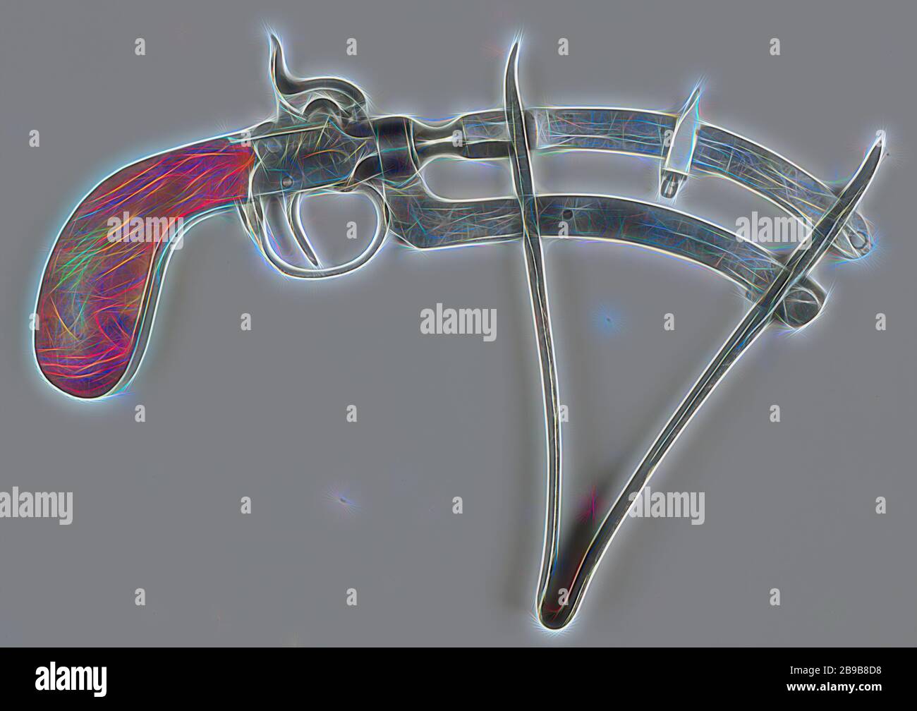 Pistolgunpowder meter, Gunpowder test gun (force meter), percussion