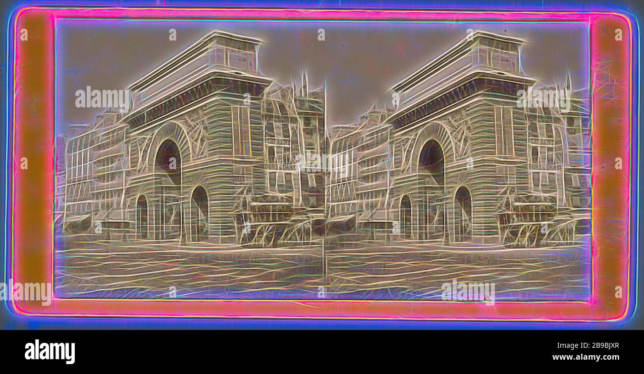 View Of The Porte Saint Martin In Paris City Gate Four Wheeled Animal Drawn Vehicle Eg View Of The Porte Saint Martin In Paris City Gate Four Wheeled Animal Drawn Vehicle Eg