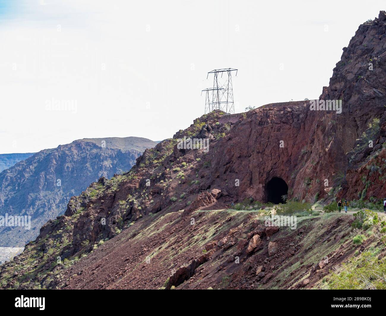 Beautiful nature landscape around Historic Railroad Hiking Trail at Las
