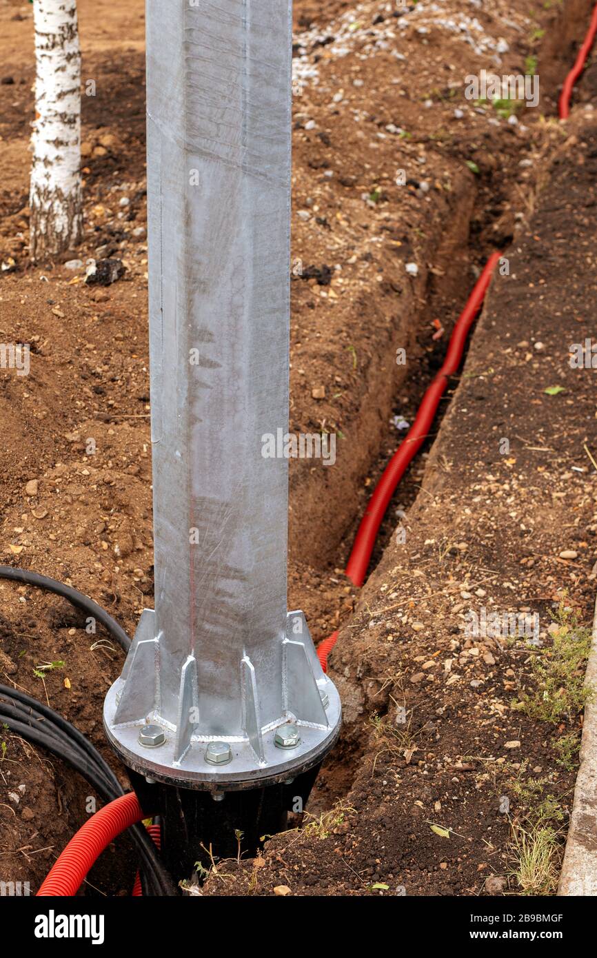 Underground Fiber Optic Cable High Resolution Stock Photography and