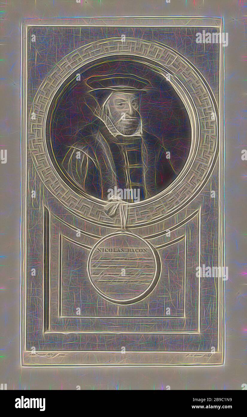 Portrait of Sir Nicolas Bacon, Nicolas Bacon, a statesman during the reign of Elizabeth I and