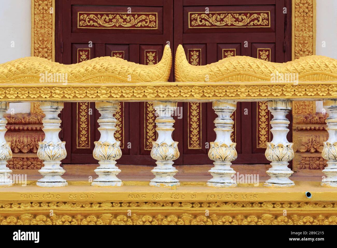 Wat Krom Temple,Sihanoukville Port,Sihanouk Province,Cambodia,Asia Stock Photo