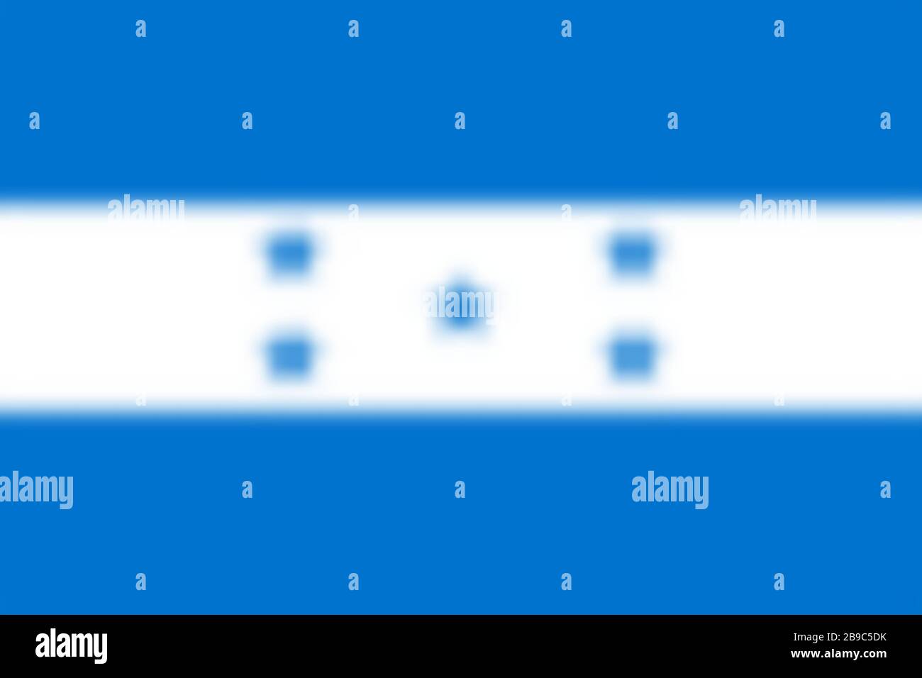 Blurred background with flag Honduras. Vector illustration Stock Vector