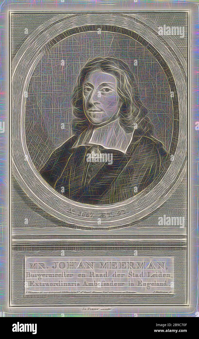 Jan Meerman Portrait of Johan Meerman Johan Meerman (title on object), Bust to the ...