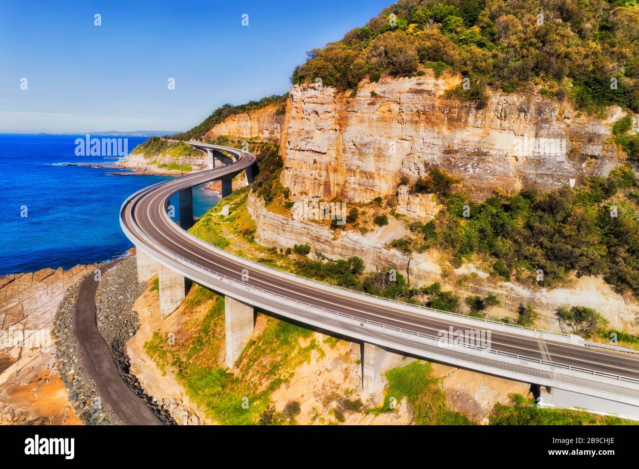 Winding road from above hires stock photography and images Alamy