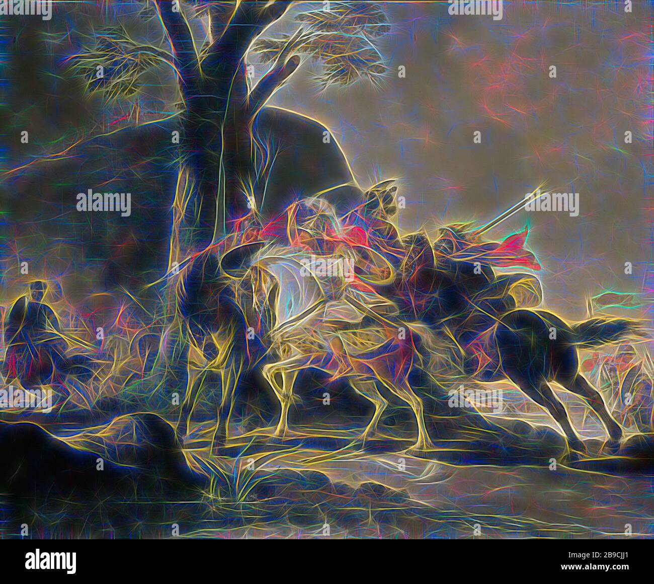 Alexander the Great at the Battle of the Granicus against the Persians ...