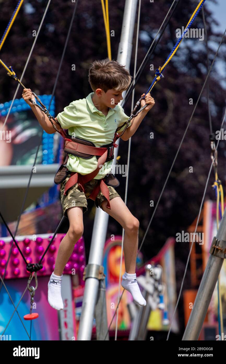 Trampoline harness hi-res stock photography and images - Alamy