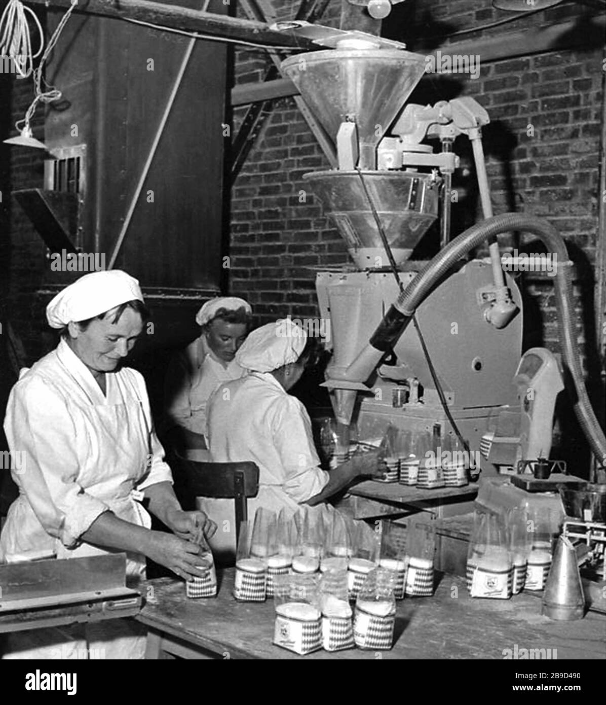 Women workers in the sugar factory [automated translation] Stock Photo