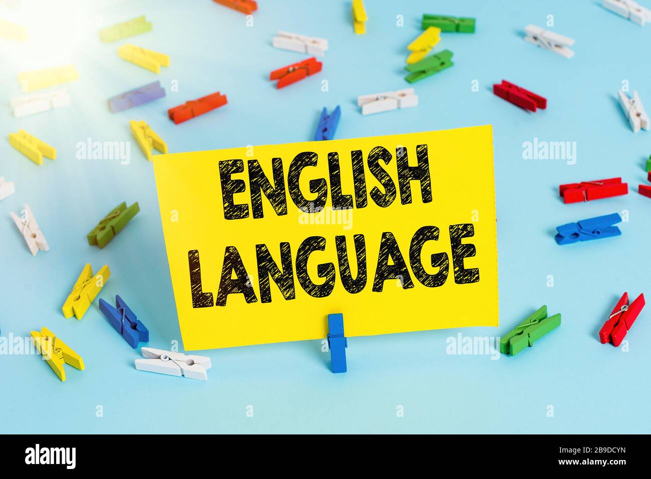 Text sign showing English Language. Business photo text third spoken