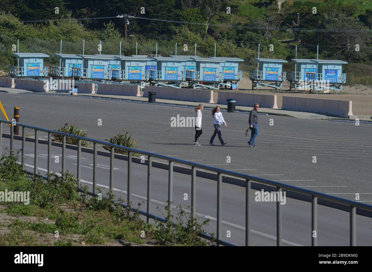 Empty parking lot Los Angeles California United States Stock Photo - Alamy